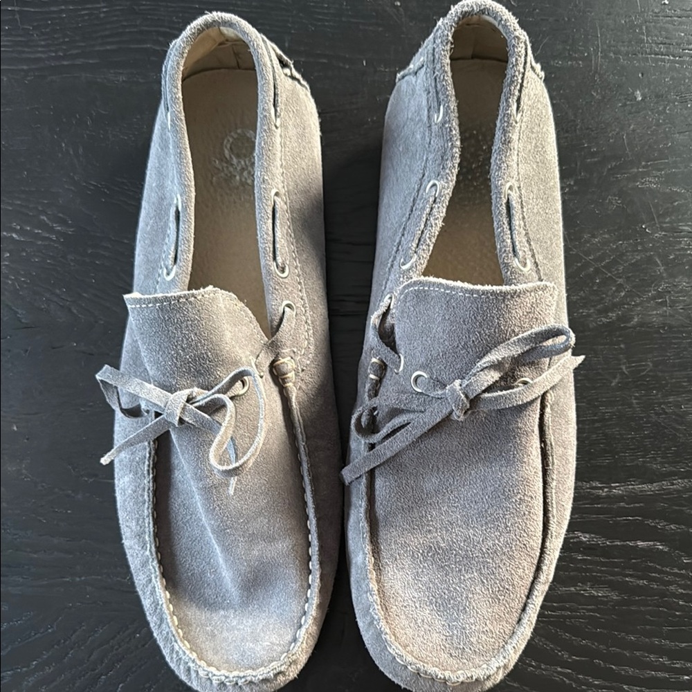 Men's Benetton Gray Suede Loafers